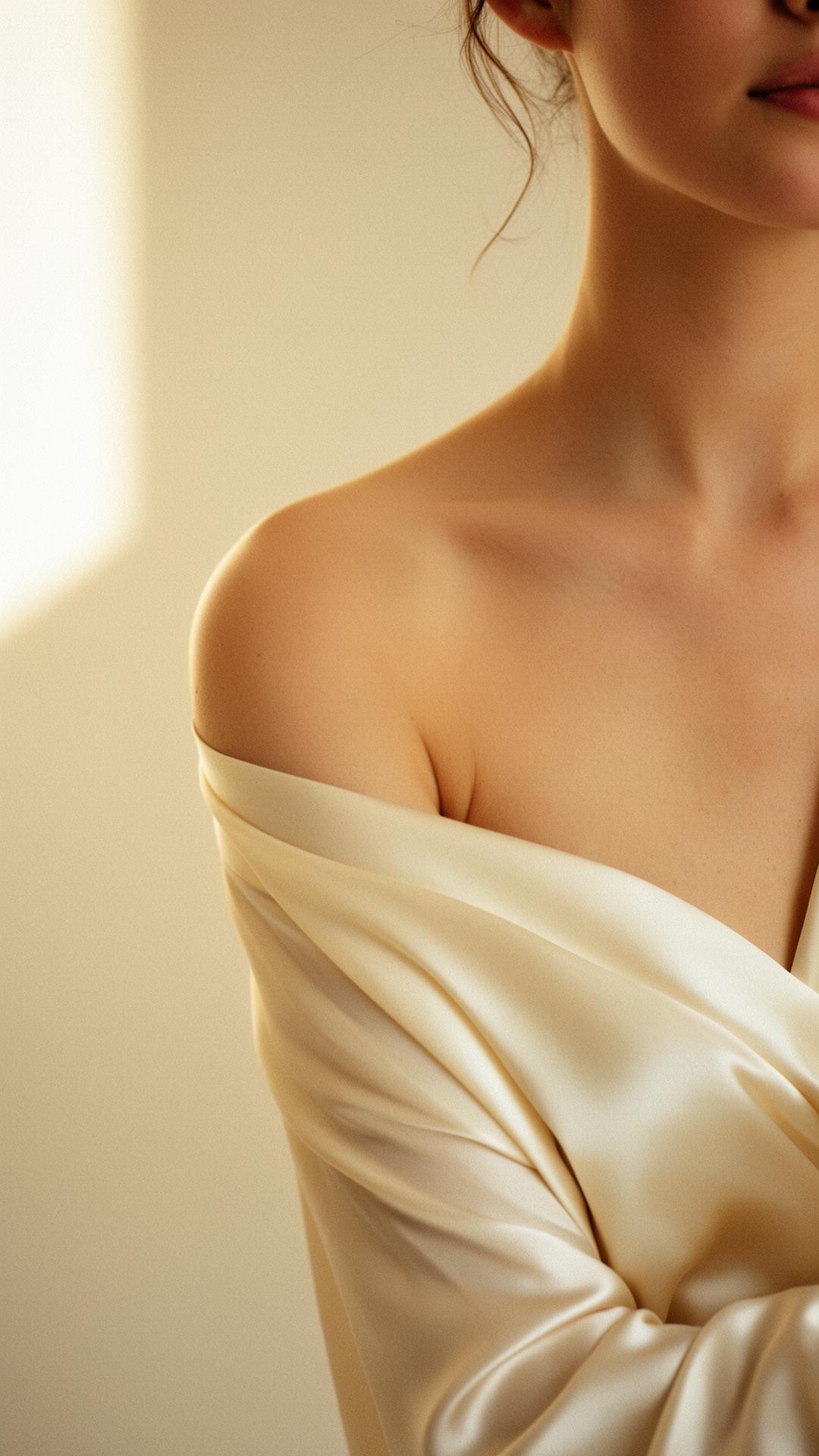 Skin detail, shoulder & light